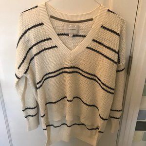 Brochu Walker Blue & White Striped Sweater